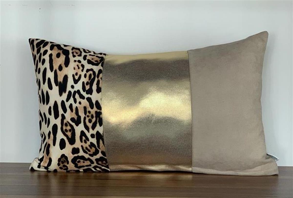DÜZ BEJ-LEOPAR ORTADA DÜZ GOLD VARAK BANT-5030