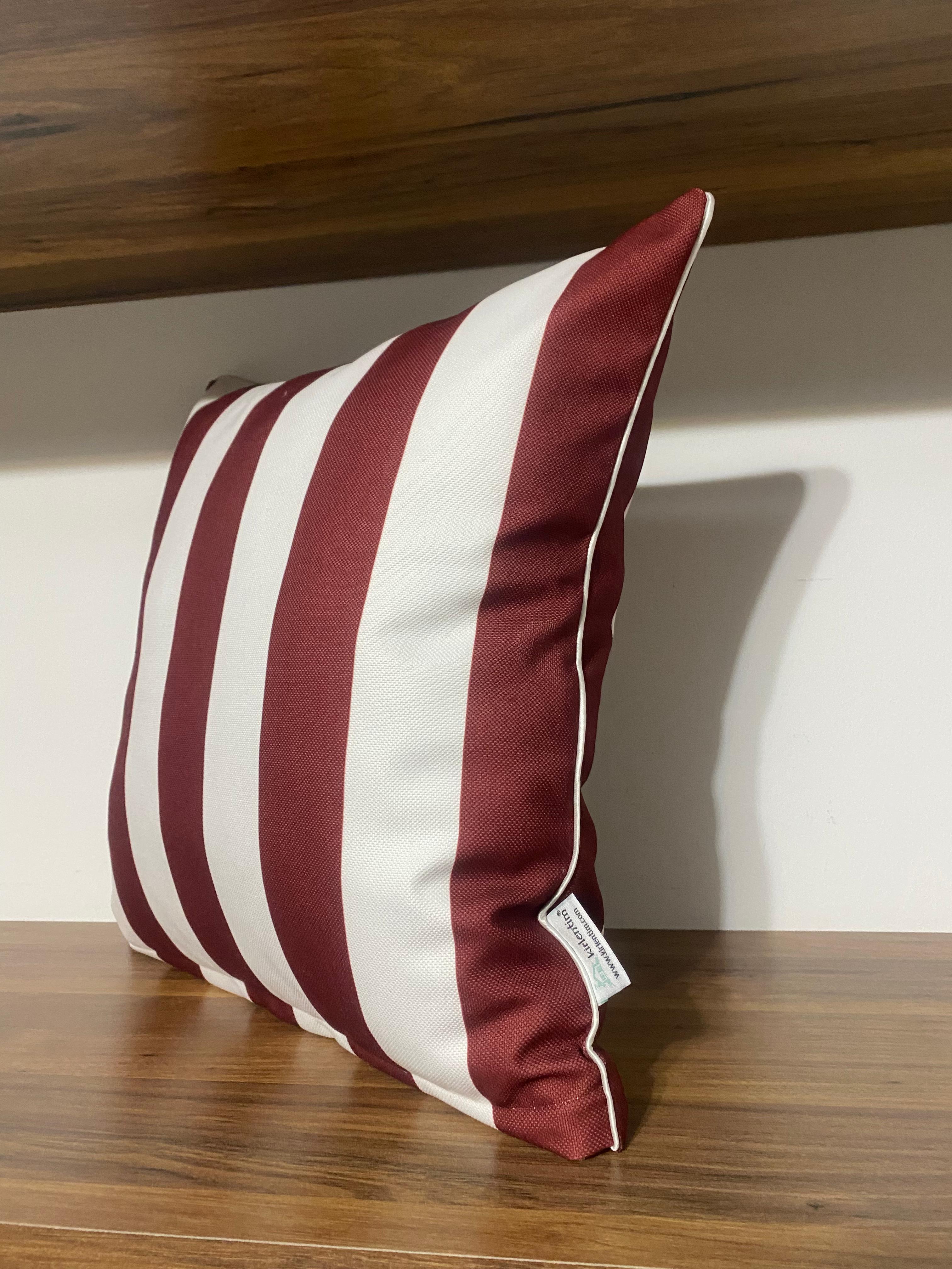 E41F BORDO KREM ÇİZGİLİ