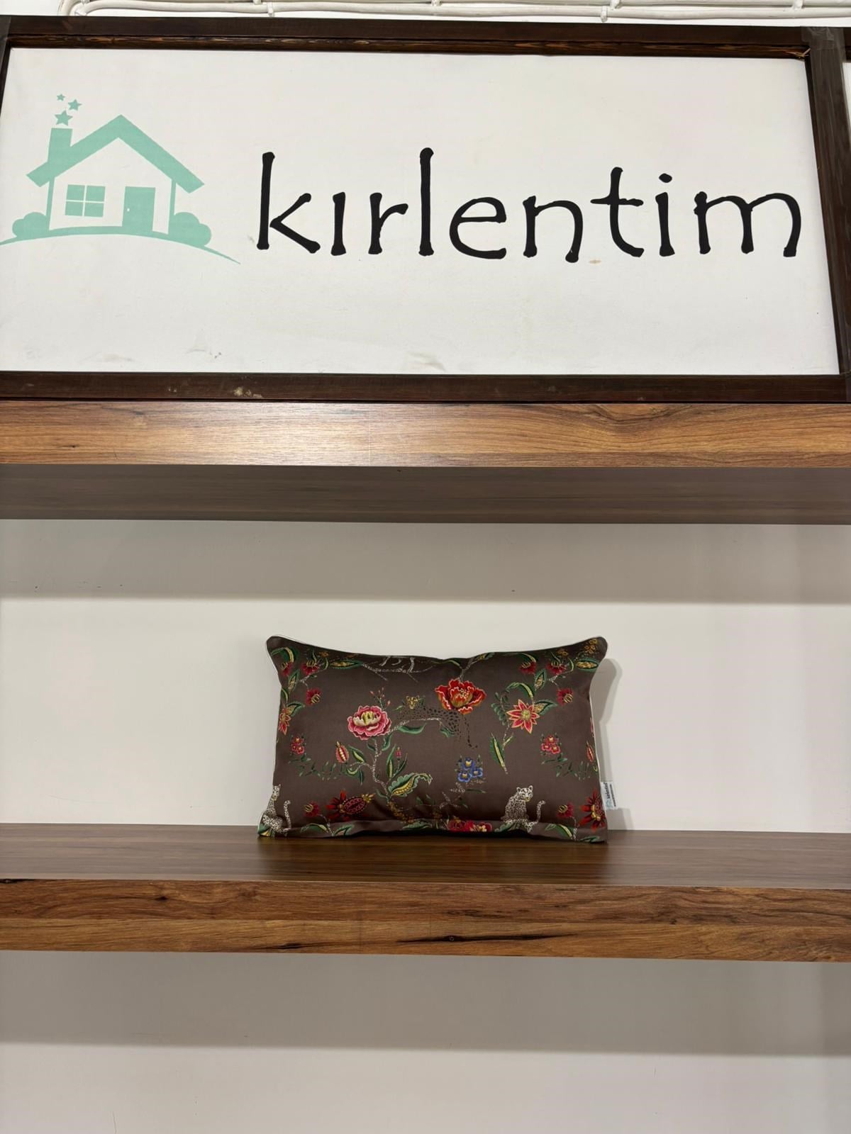 E651 KAHVE ZEMİN TROPİKAL 30*50 KIRLENT
