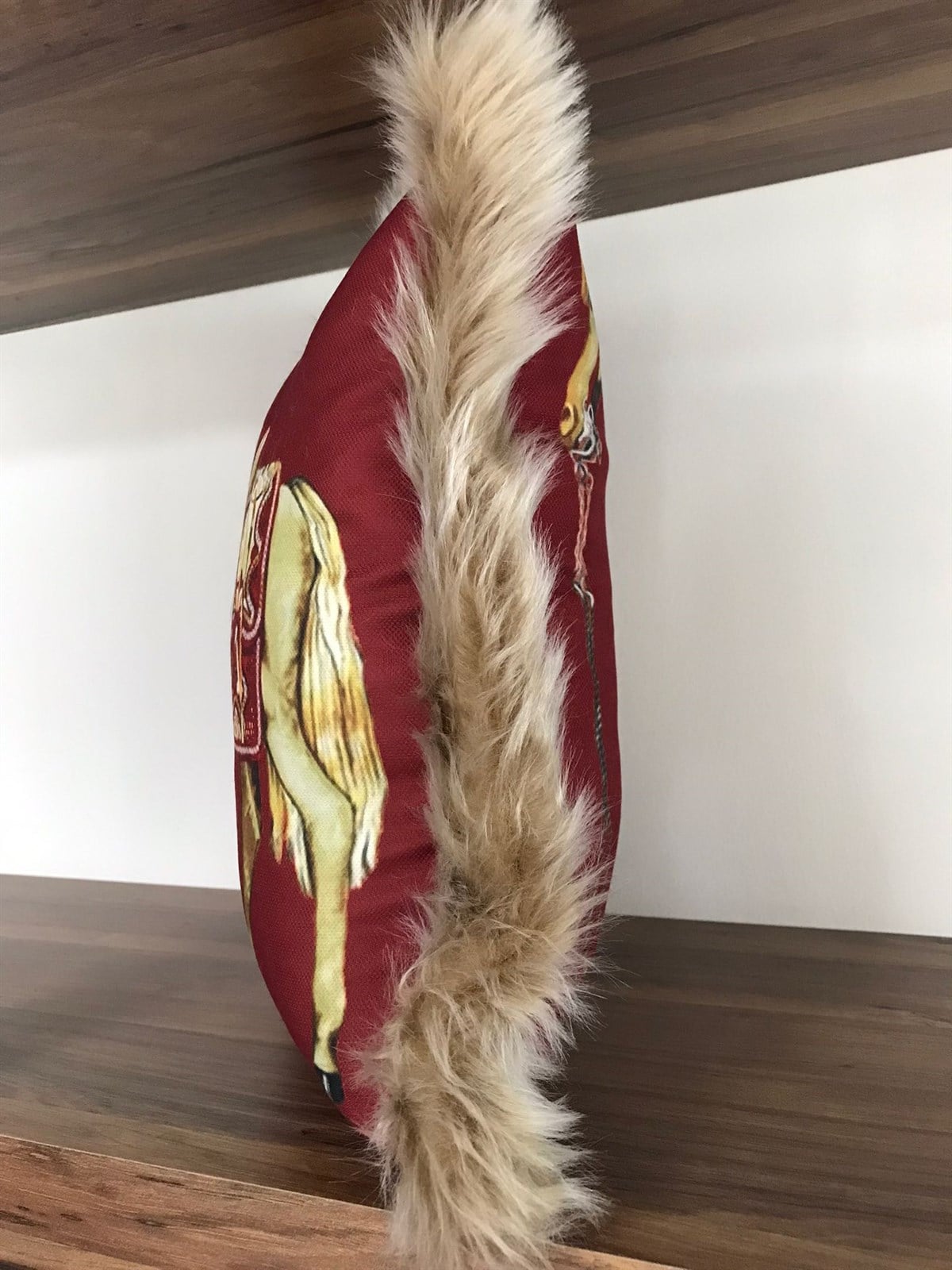 E967 BORDO ZEMİN KENARLARI VİZON PELUŞLU LEOPAR-4343