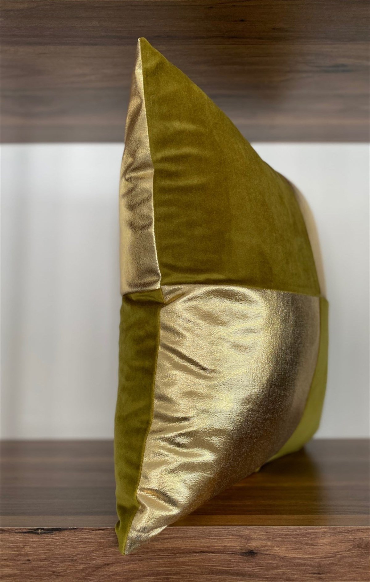 HAKİ KADİFE DAMA GOLD VARAK BANT-4343