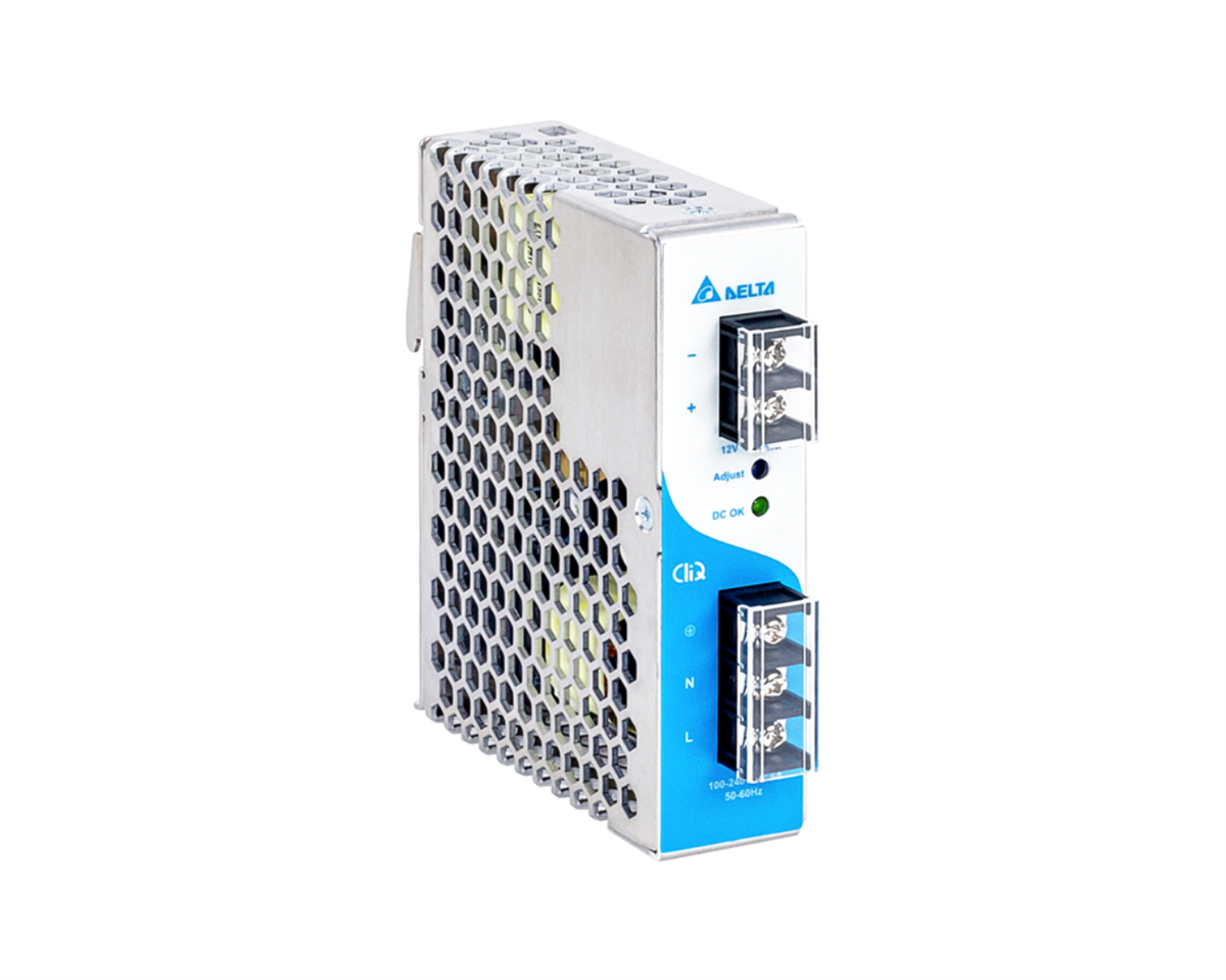 DELTA CliQ Ray Tipi Güç Kaynağı, Giriş: 85-264VAC 1Faz, Çıkış: 12V 60W