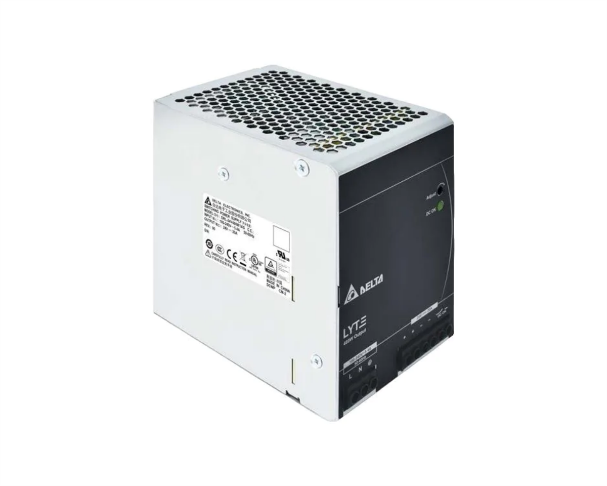 DELTA Lyte Ray Tipi Güç Kaynağı, Giriş: 85-264VAC 1Faz, Çıkış: 24V 480W