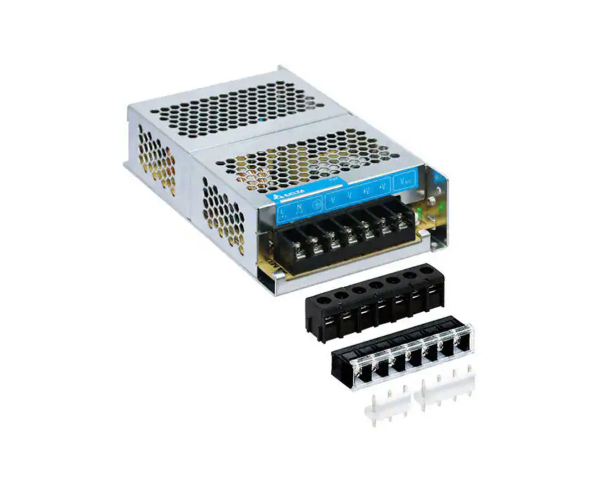 DELTA PMH Pano Tipi Güç Kaynağı, Giriş: 85-264VAC 1Faz, Çıkış: 24V 100W