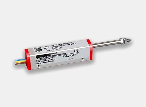 LMTIS Lineer Potansiyometre İçten Yaylı, Ultra İnce Gövde Serisi 10 - 25 mm