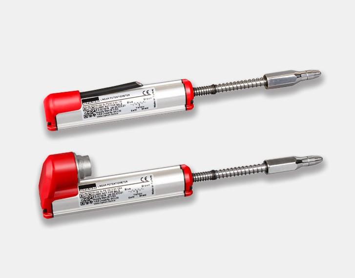 SLPS Lineer Potansiyometre İnce Gövde Serisi, İçten Yaylı 10-100 mm