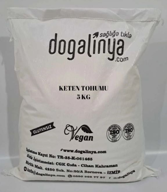 Doğalinya Glutensiz Keten Tohumu 5 kgGlutensiz Ürünler
