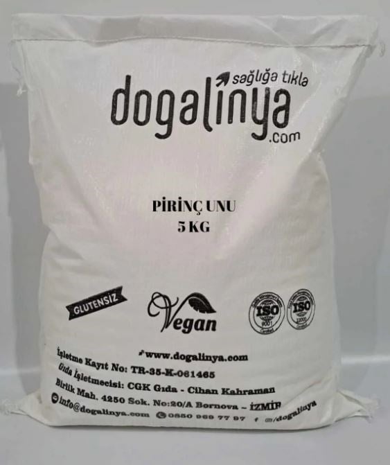 Doğalinya Glutensiz Pirinç Unu 5 kgGlutensiz Ürünler