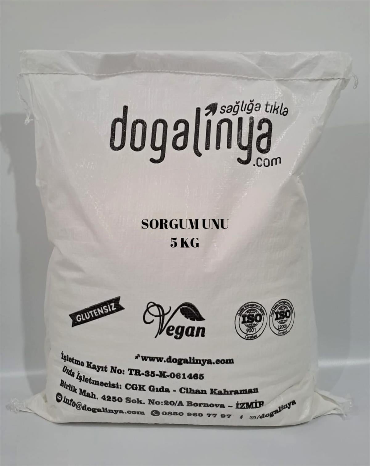 Doğalinya Glutensiz Sorgum Unu 5 KgKiloluk Ürünler