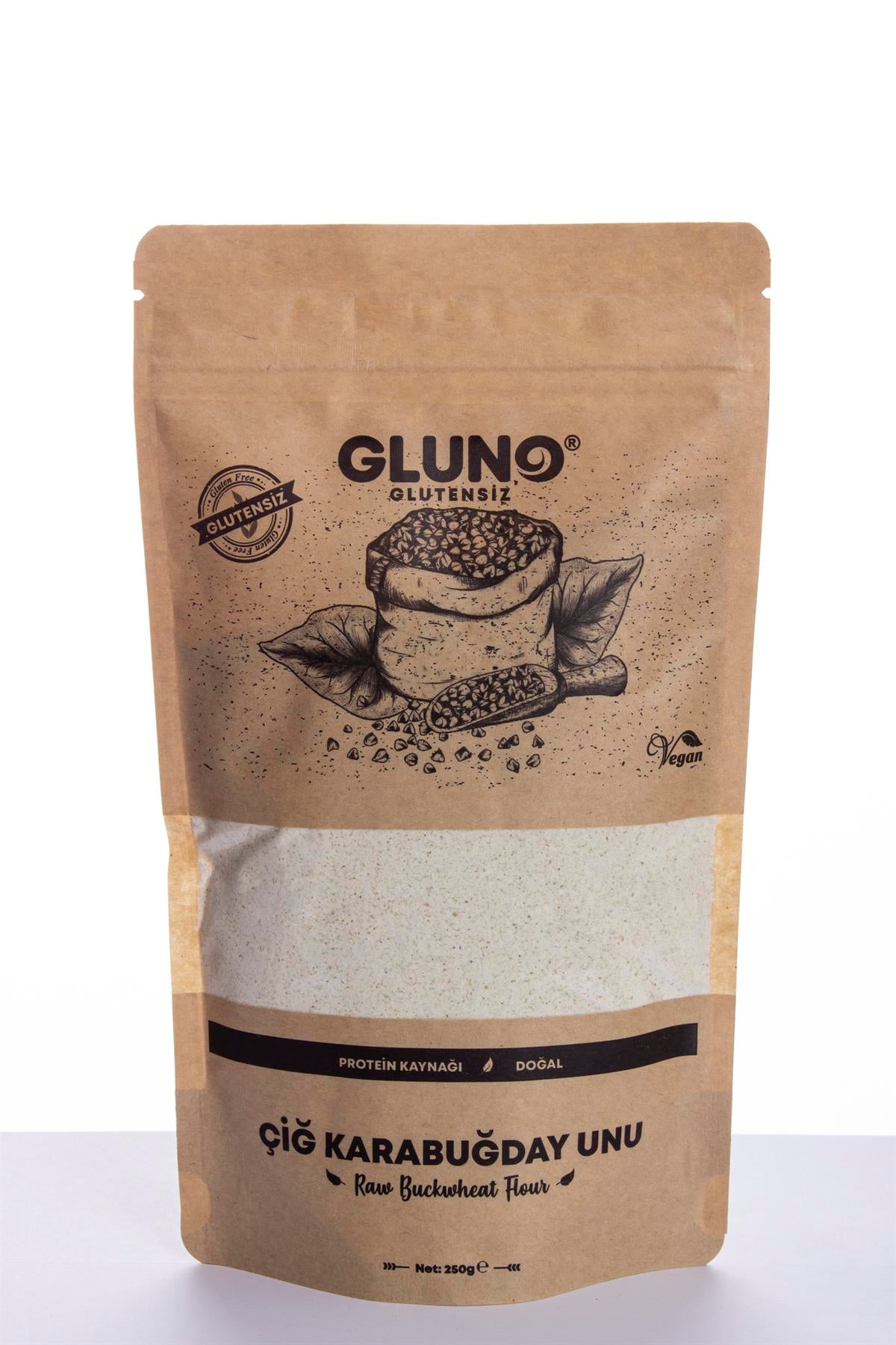 Gluno Glutensiz Karabuğday Unu 250 grGlutensiz Ürünler