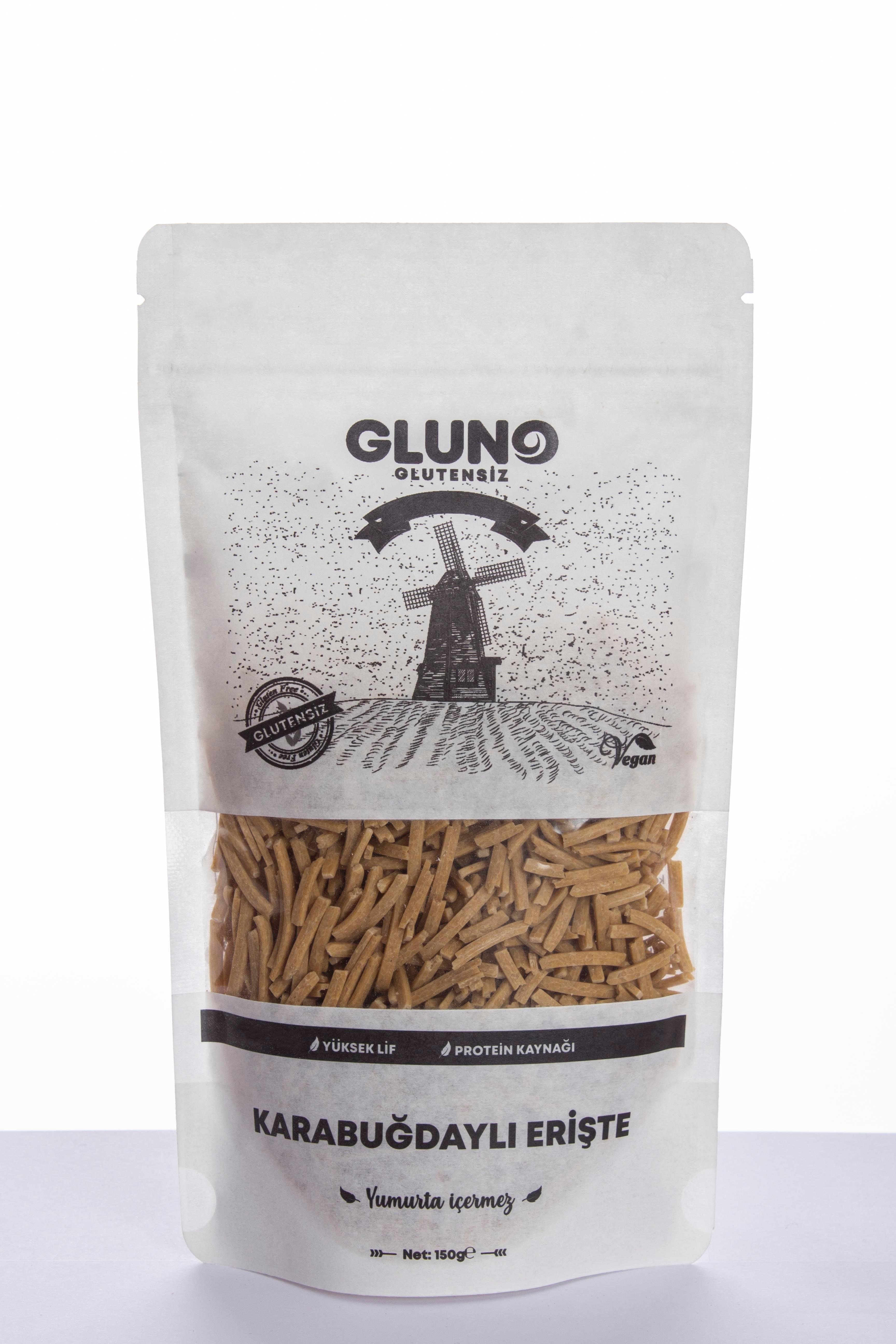 Gluno Glutensiz Karabuğdaylı Erişte 150gGlutensiz Ürünler