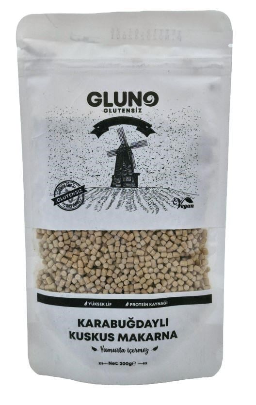 Gluno Glutensiz Karabuğdaylı Kuskus Makarna 200gGlutensiz Ürünler