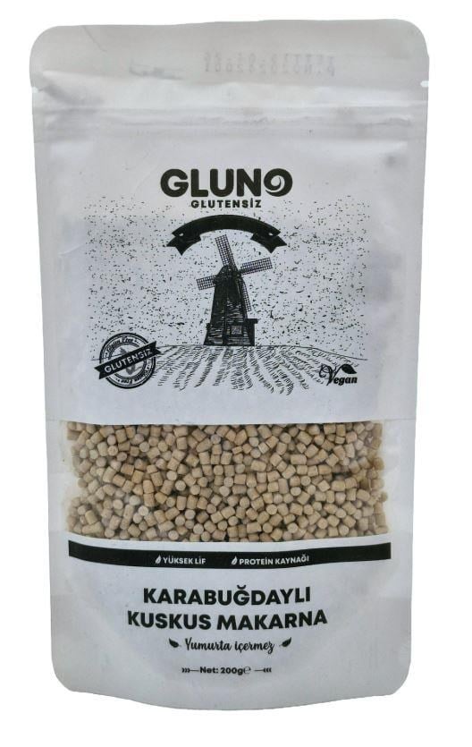 Gluno Glutensiz Karabuğdaylı Kuskus Makarna 200gGlutensiz Ürünler