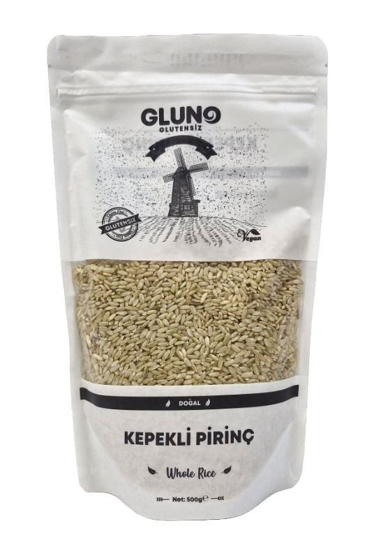 Gluno Glutensiz Kepekli Pirinç 500gGlutensiz Ürünler