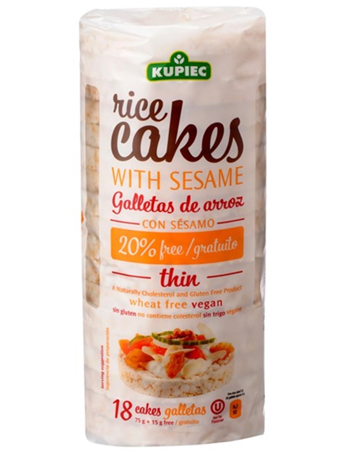 Kupiec Susamlı Pirinç Patlağı 90 gr