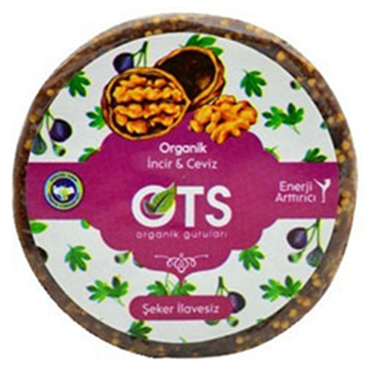 OTS Organik Glutensiz Enerji Diski (İncir ve Ceviz)  25gr