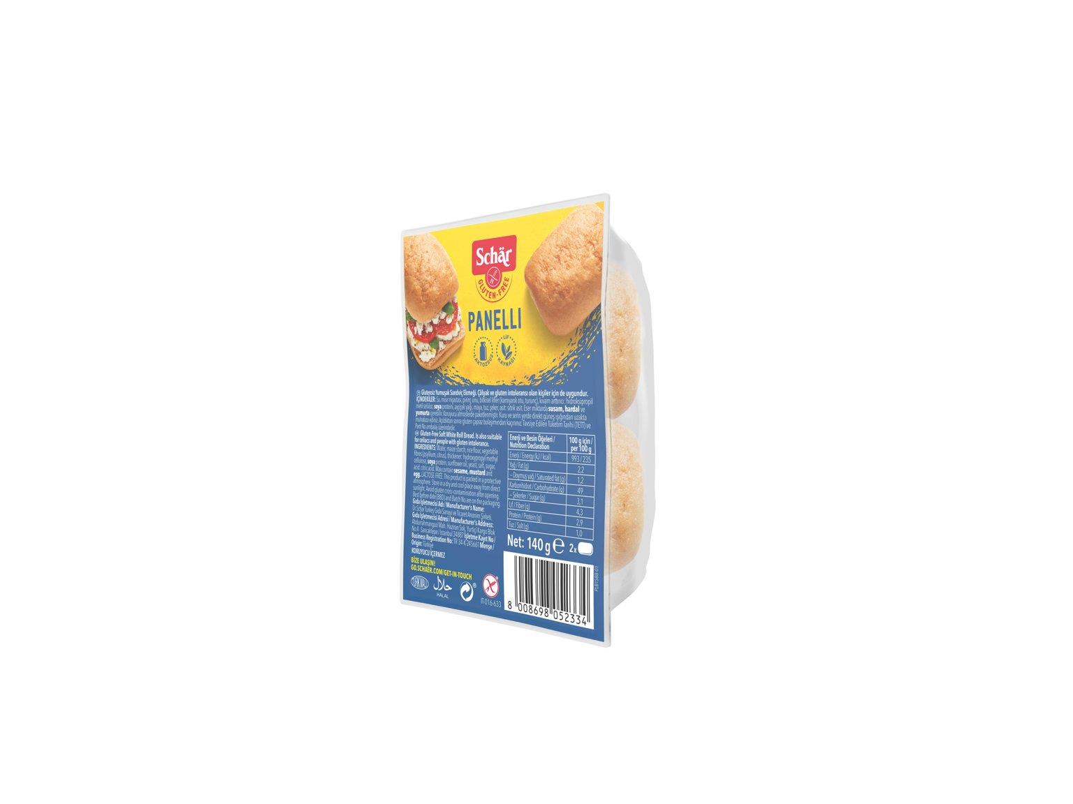 Panelli Ekmek 140gGlutensiz Ürünler