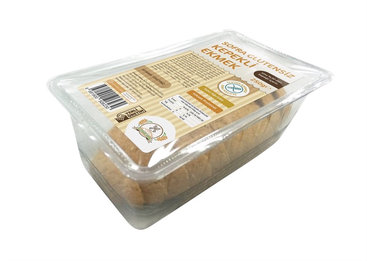Sofra Glutensiz Kepekli Ekmek 250 grGlutensiz Ürünler