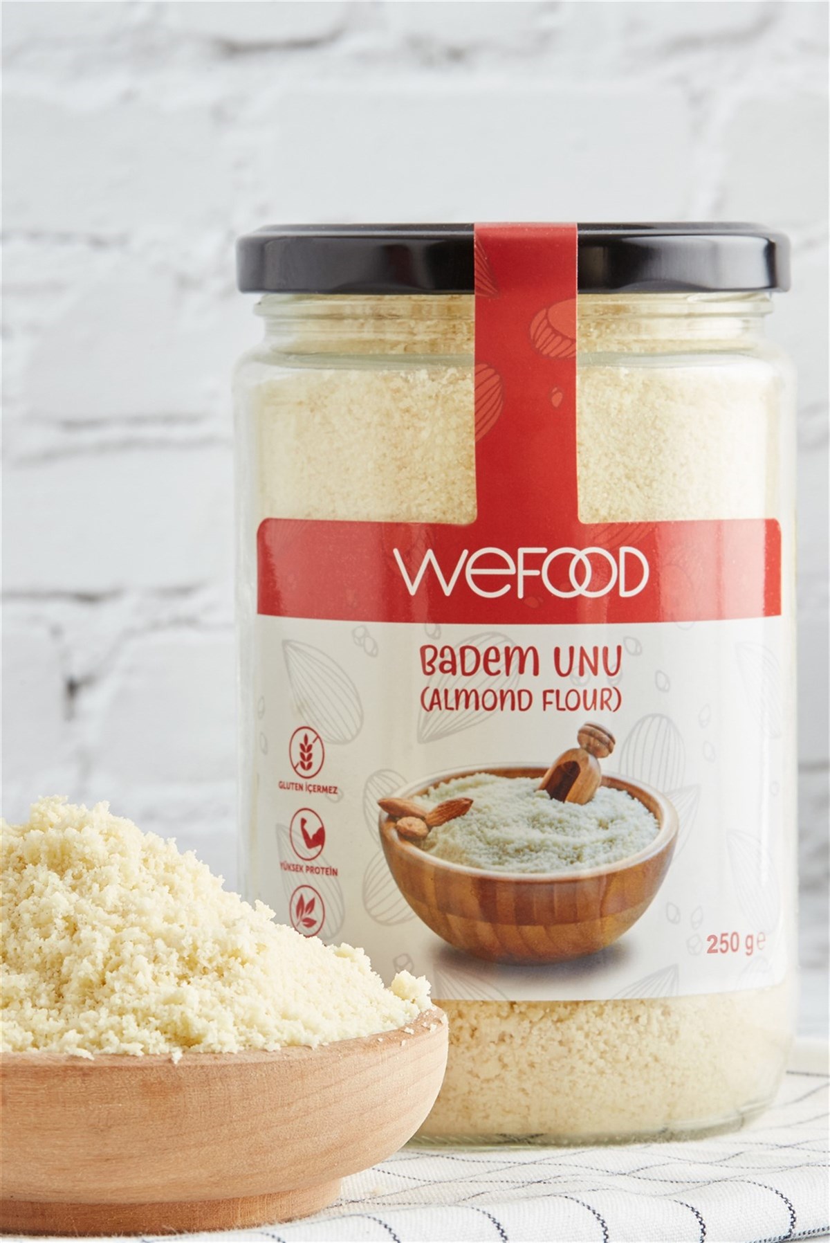 Wefood Glutensiz Badem Unu 250 grGlutensiz Pasta Malzemeleri