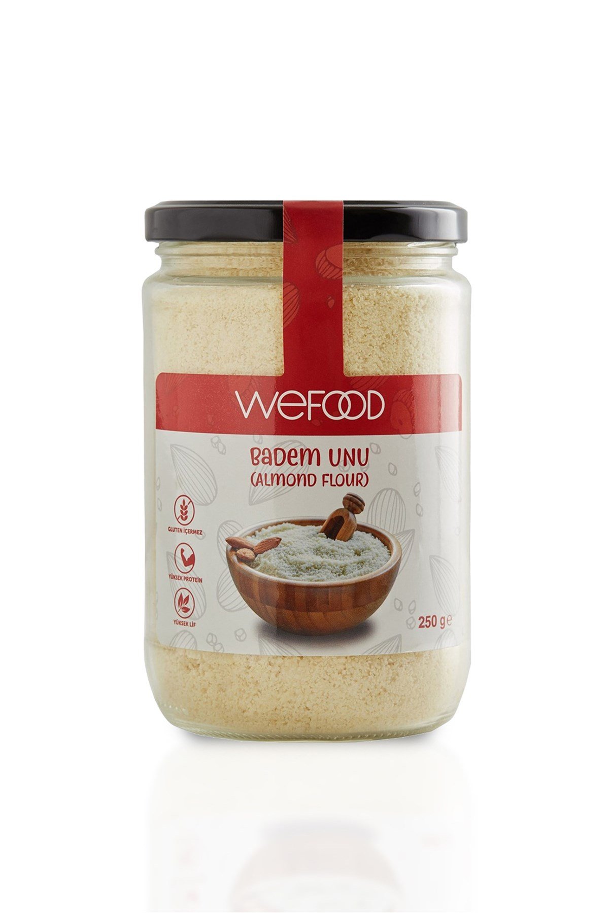 Wefood Glutensiz Badem Unu 250 grGlutensiz Pasta Malzemeleri