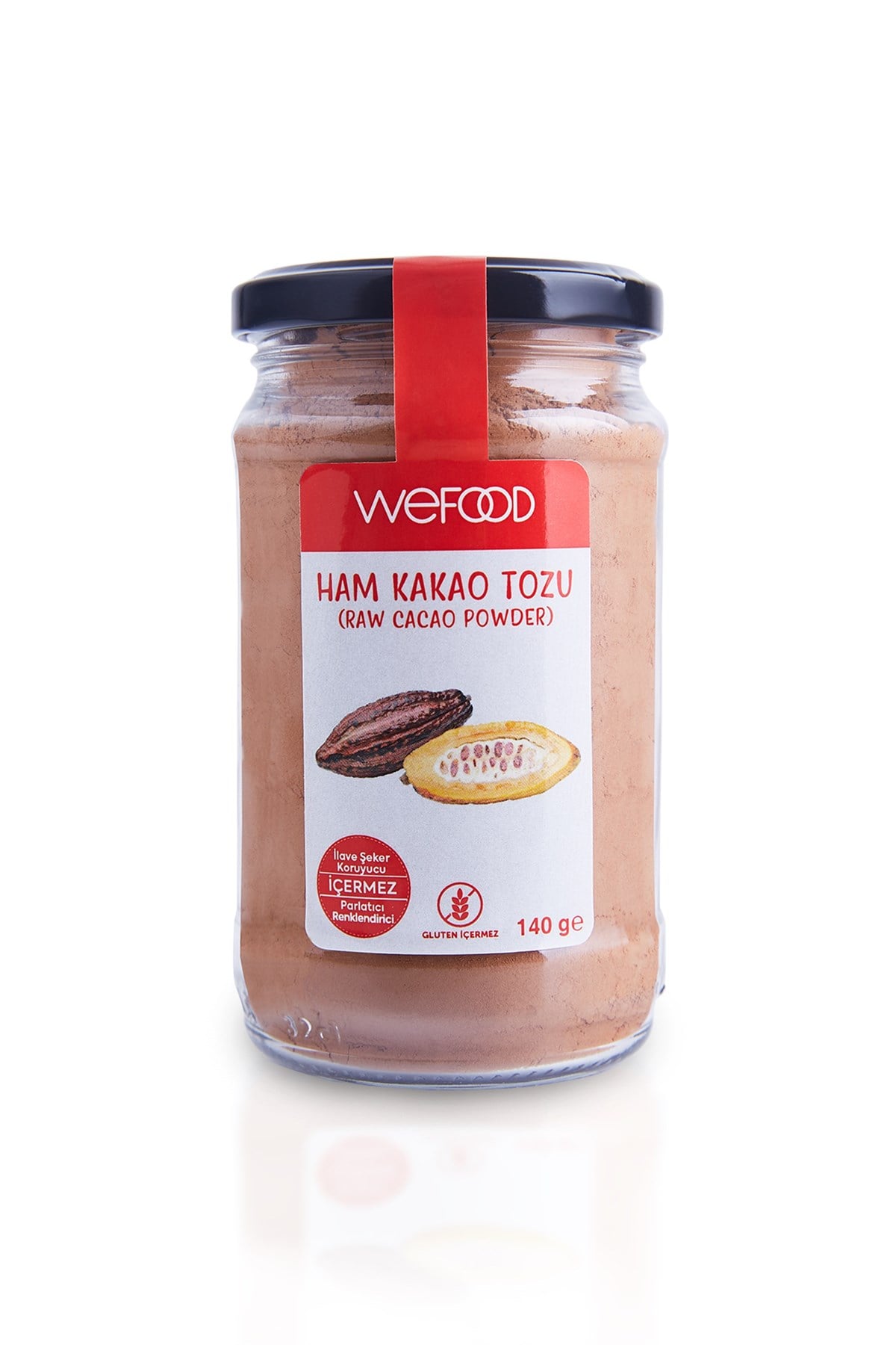 Wefood Glutensiz Ham Kakao Tozu 140 grGlutensiz Ürünler