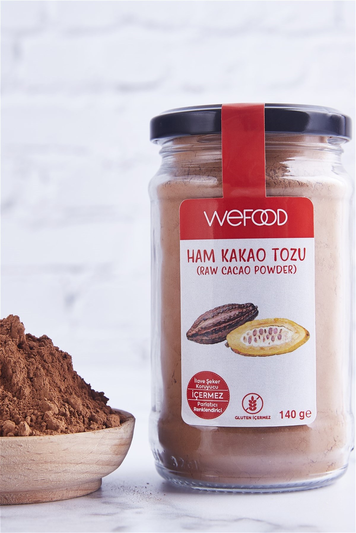 Wefood Glutensiz Ham Kakao Tozu 140 grGlutensiz Ürünler
