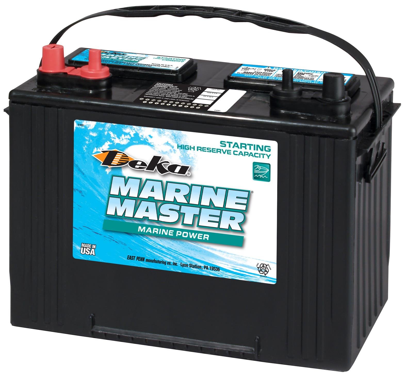 12V 182Ah 27M6 Starting Marine Master