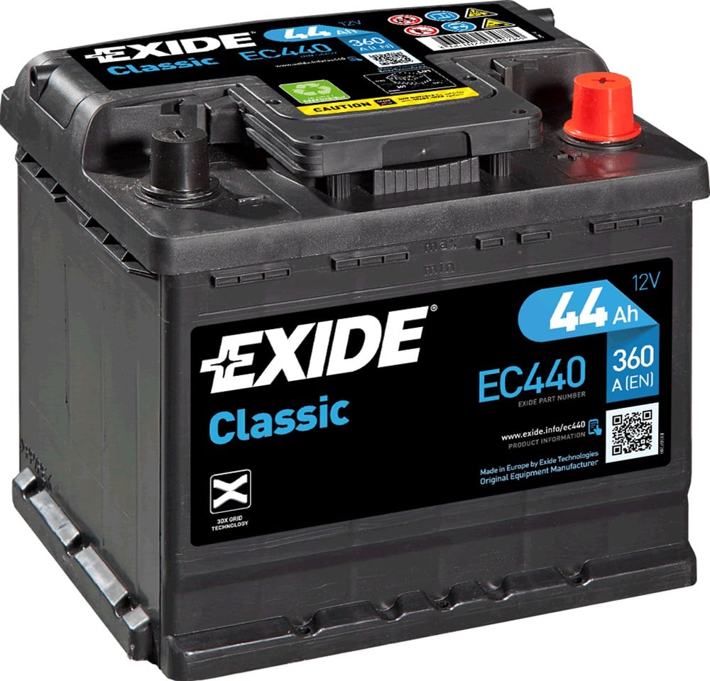 Exide Classic EC440 - 12V 44 Ah Akü
