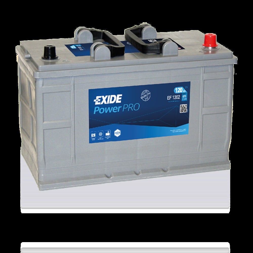 Exide PowerPRO EF1202 - 12V 120 Ah Akü