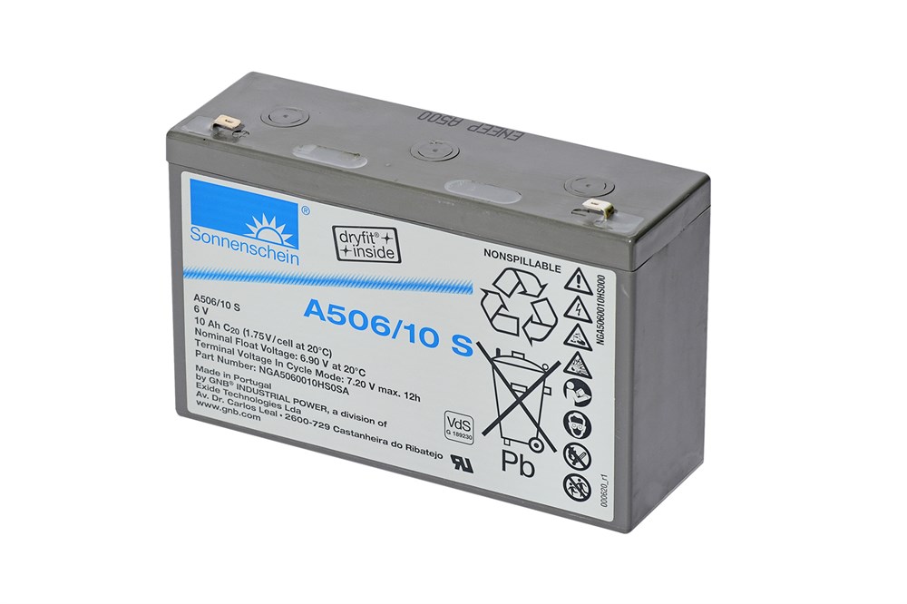 Sonnenschein A506/10S - 6V 10 Ah Akü