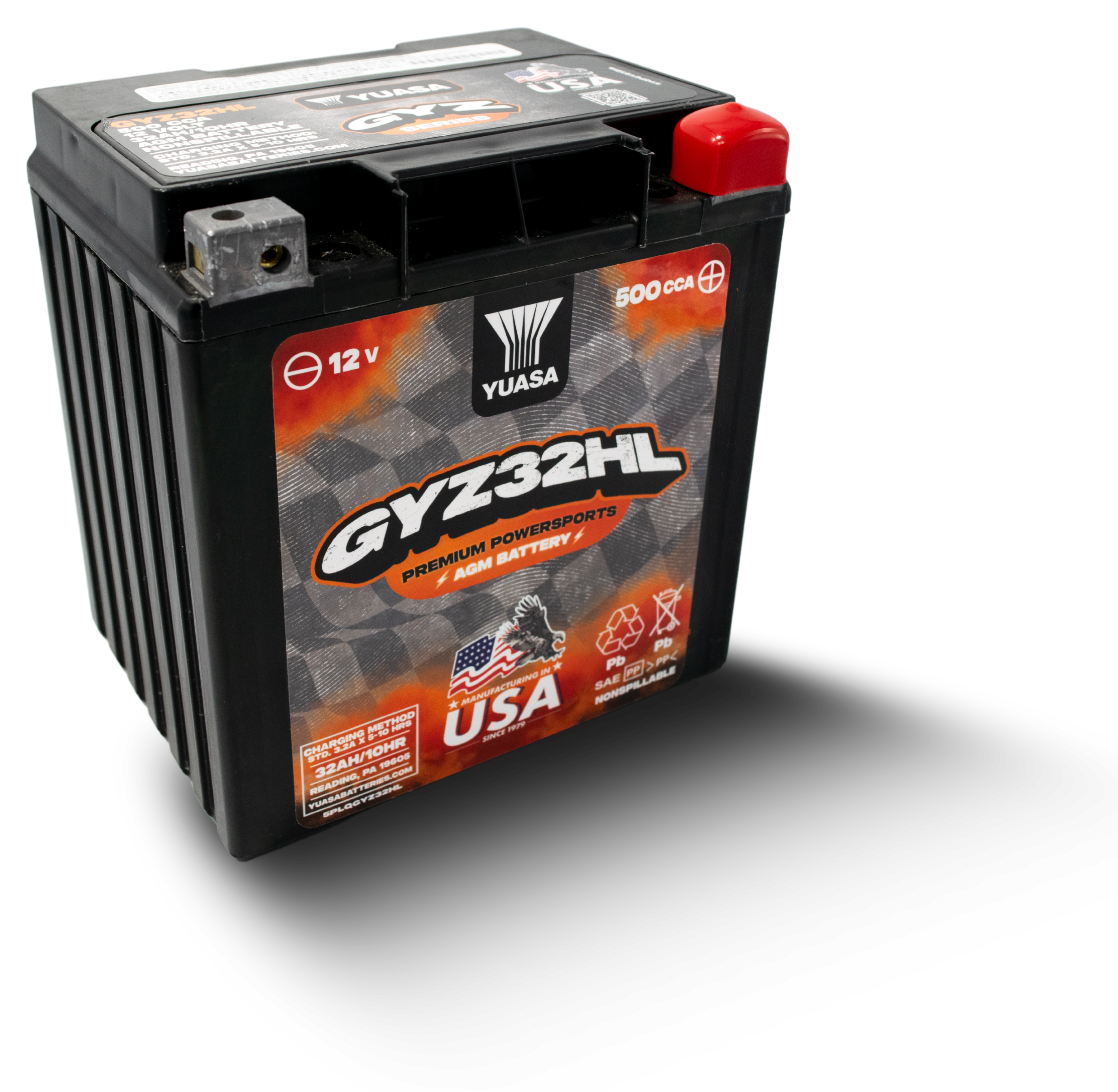 Yuasa GYZ32HL Ters Terminal AGM 12V 32Ah 