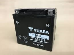 Yuasa YTX14-BS Ters Terminal AGM 12V 12Ah 