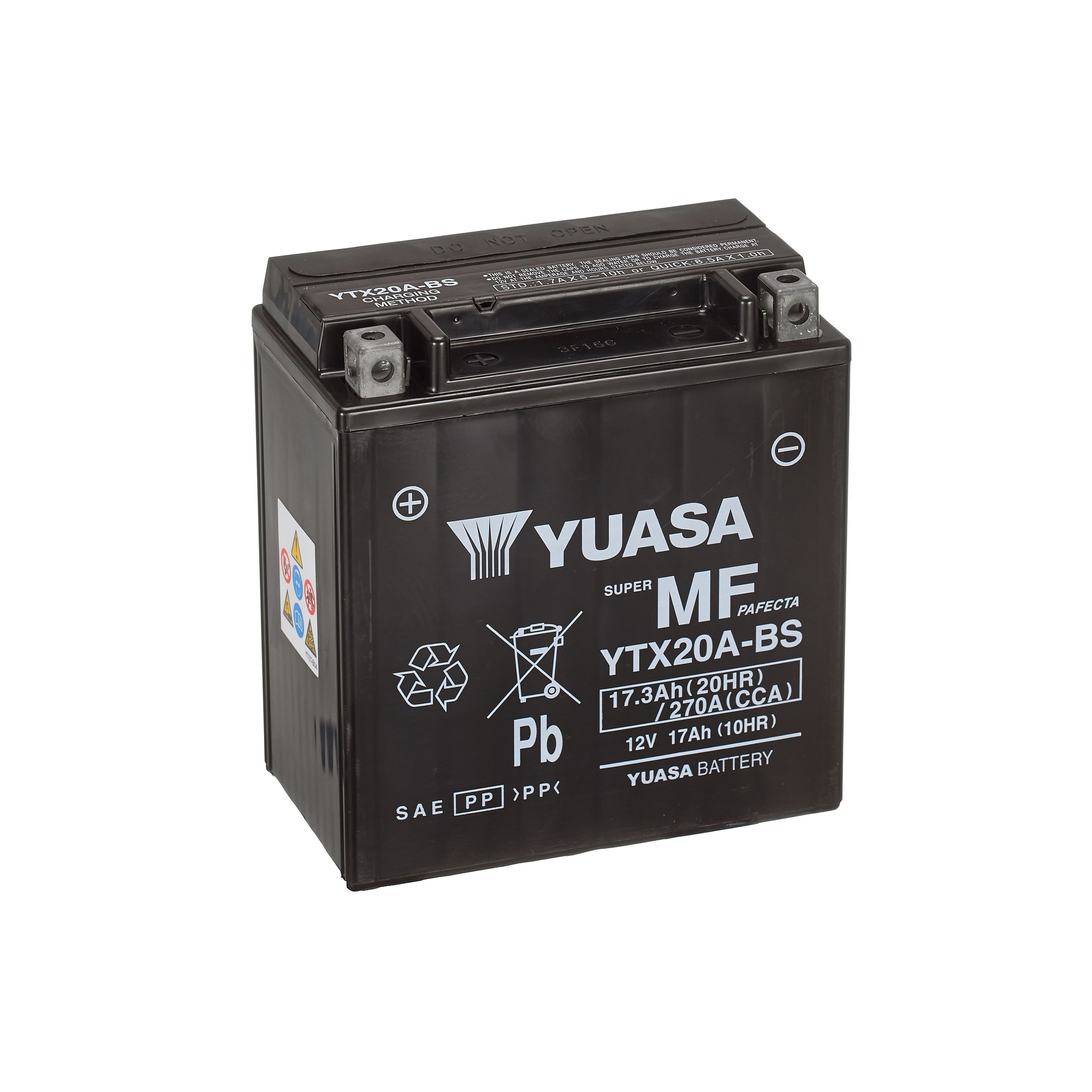 Yuasa YTX20A-BS Ters Terminal  AGM 12V 18Ah CP