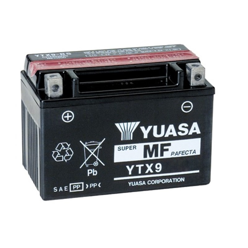 Yuasa YTX9 Ters Terminal AGM 12V 8Ah 
