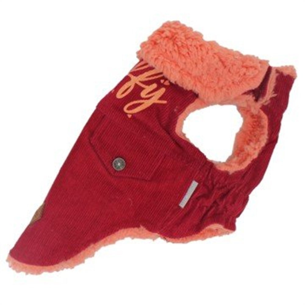 21153 Bordo Kadife Yelek