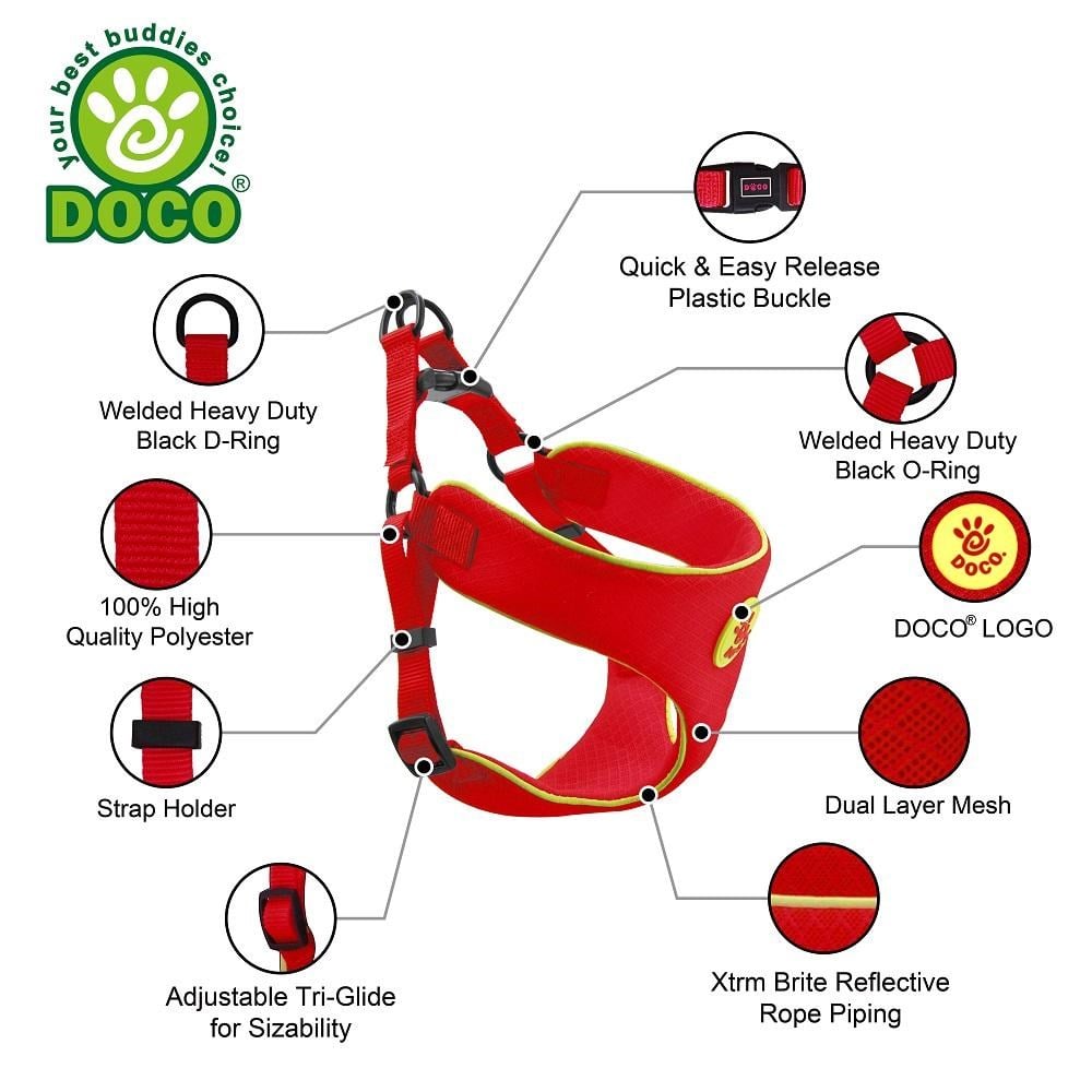 DCA309 Harness S ÖLÇÜLER: 47 X 50-60 cm