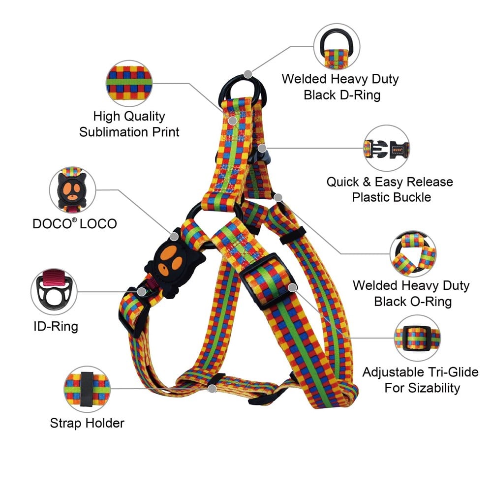 DCL202 Harness M ÖLÇÜLER: 2.0 X 45-76 cm