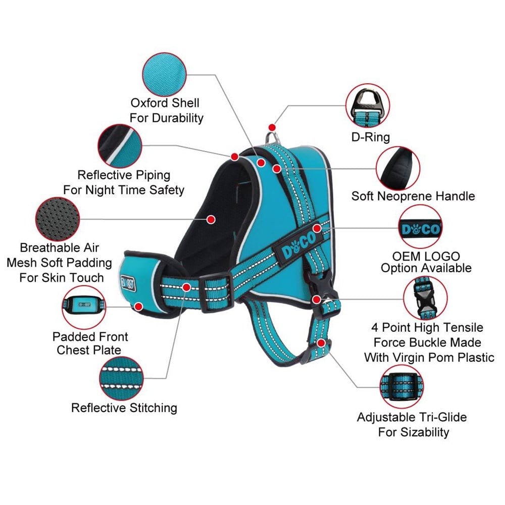 DVX1 Harness XS ÖLÇÜLER: 2.0 X 49-67 cm