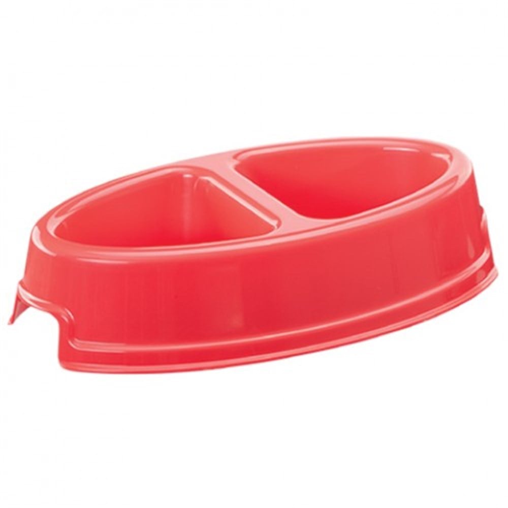 Elips İkili Mama Kabı Küçük 22cm