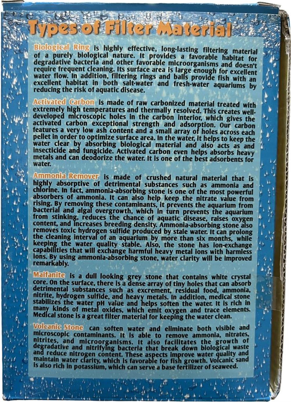 Filtre Malzemesi Volcanic Stone 500gr
