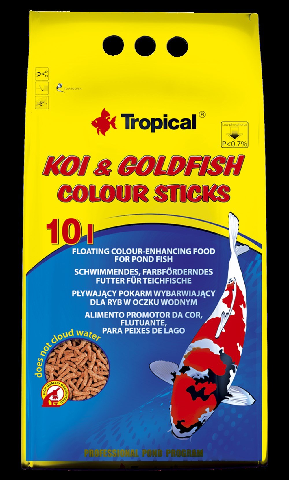 Koi & Goldfish Colour Sticks 10 lt 800 gr WOREX