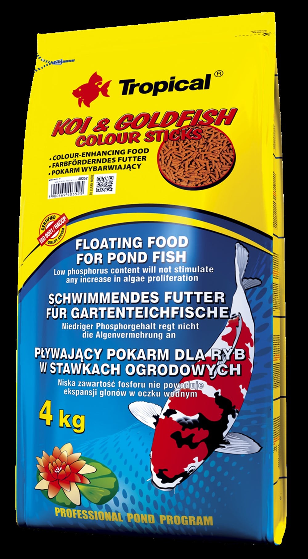 Koi & Goldfish Colour Sticks 4 kg