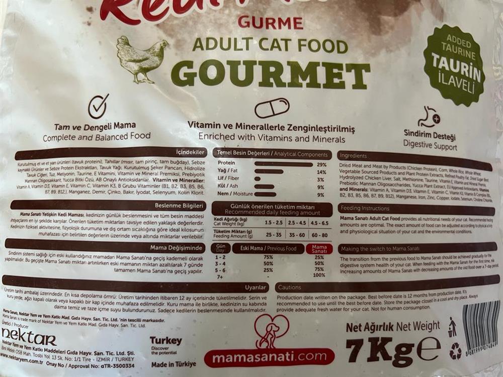 MAMASANATI Adult Cat With Gourmet