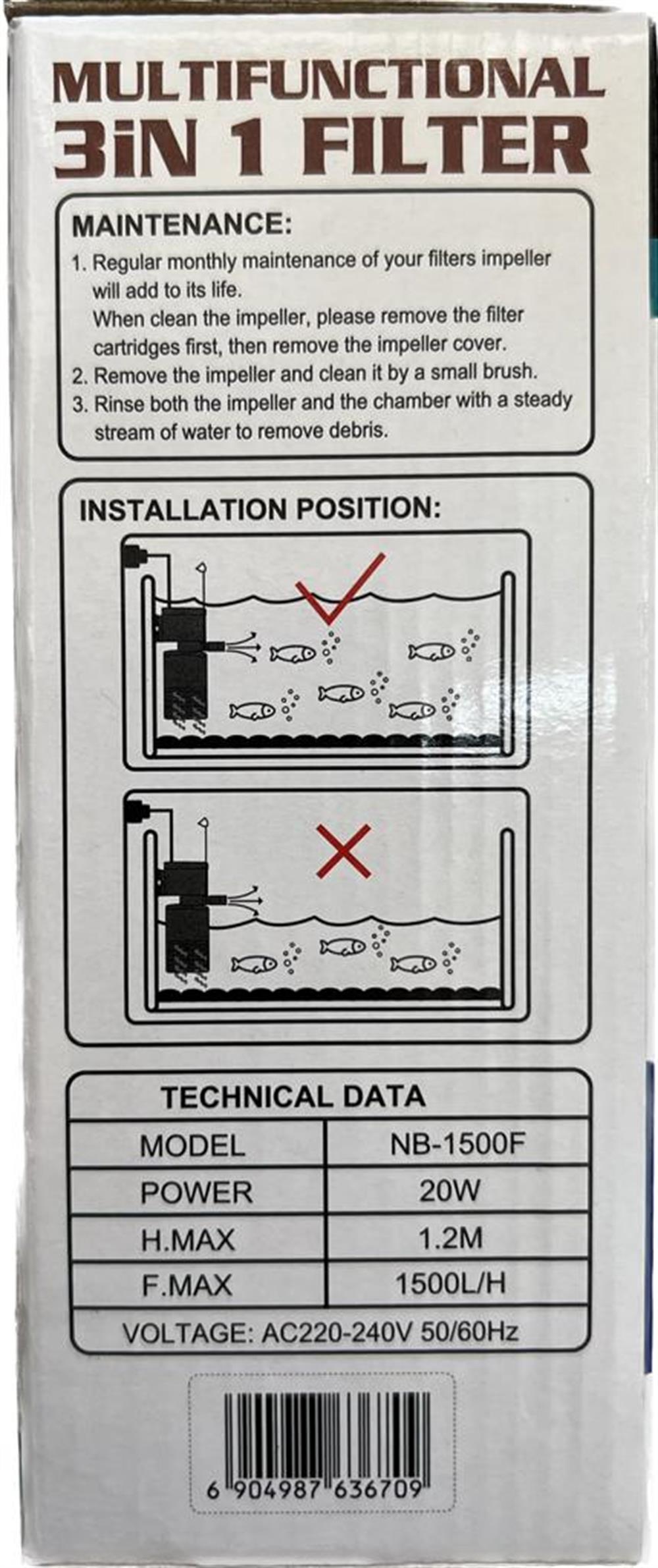 Nubios NB-1500F 20W