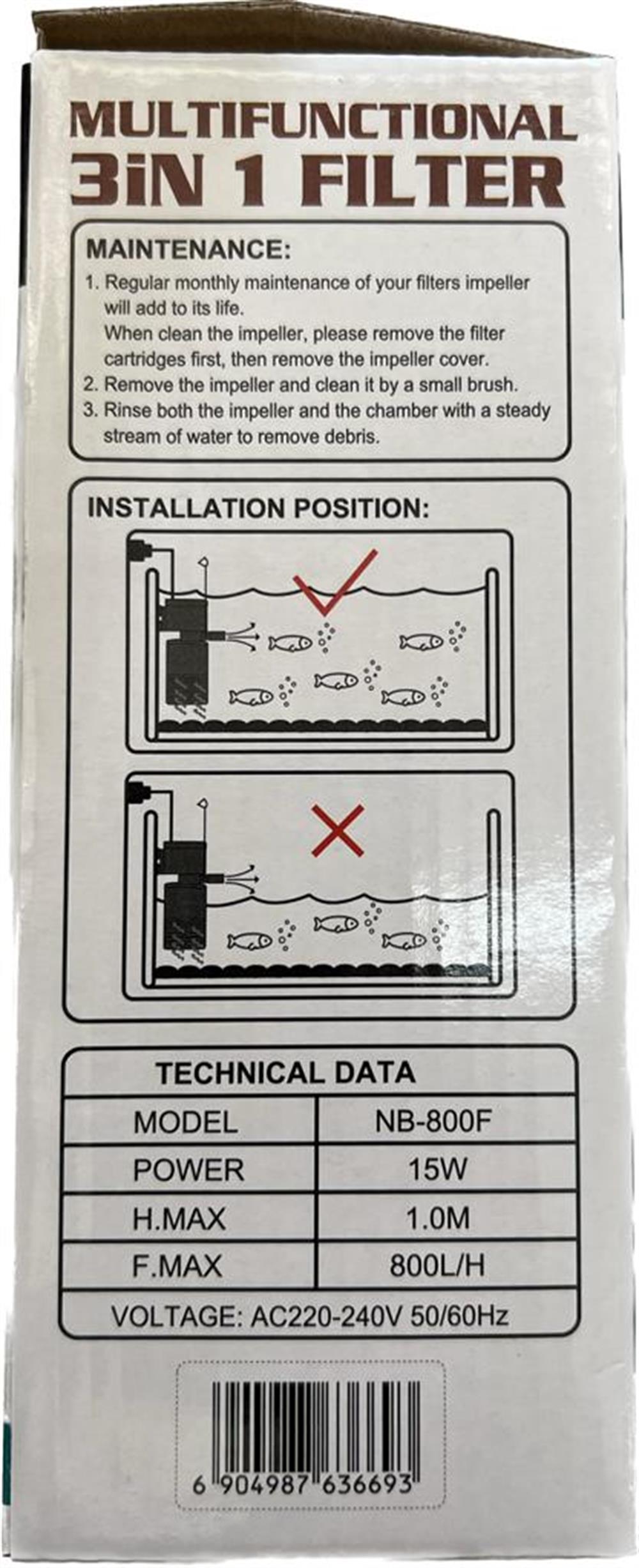 Nubios NB-800F 15W