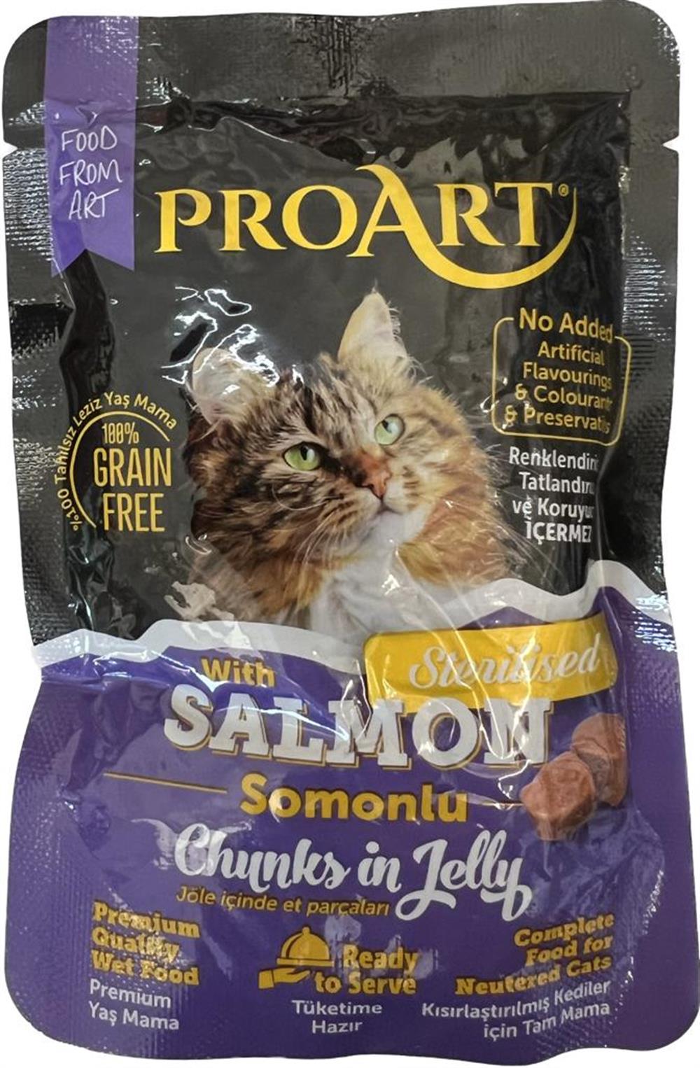 ProArt Cat Food With Salmon For Neutered Cats 85g