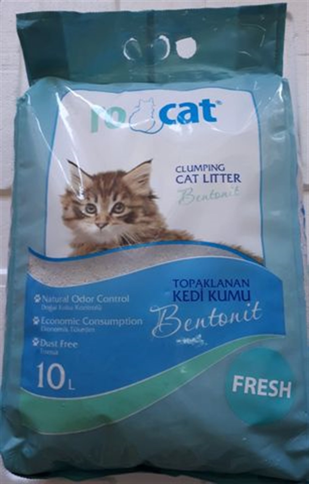 Ro Cat Bentonit  Freş İnce Taneli 10 lt Kedi Kumu