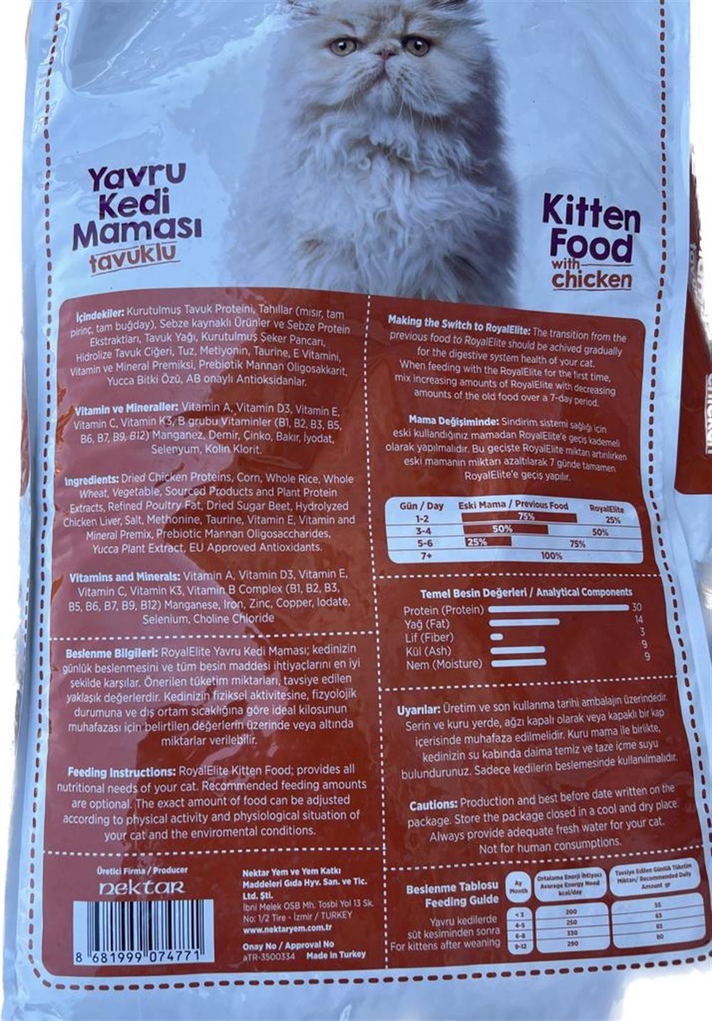 Royal Elite Kitten With Chicken 15KG