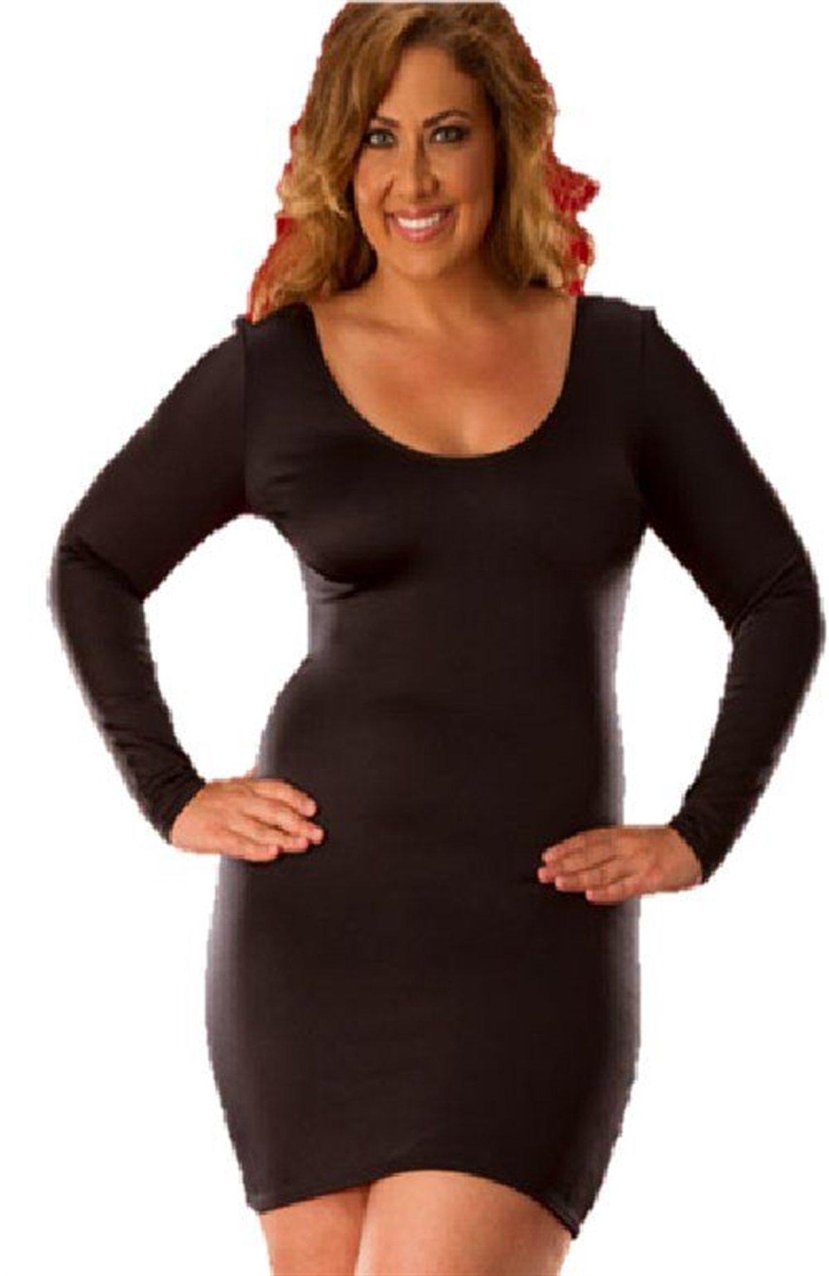 Büyük Beden Mini Elbise  Tsec031041