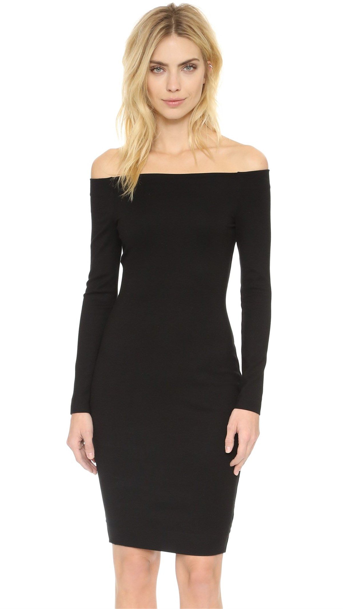 Terry Pau TP101298 Uzun Kollu Straplez Elbise